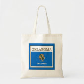 Oklahoma State Flag Design Budget Canvas Bag Tote Bag (Voorkant)