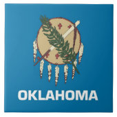 Oklahoma State Flag Tegel Tegeltje (Voorkant)