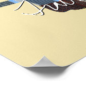 Oklahoma State Photo insert and town name Poster (Hoek)