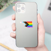 Oklahoma State Pride LGBTQ Progress Pride Sticker (Telefoon)