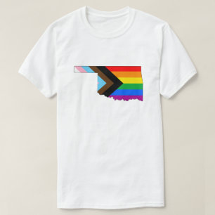Oklahoma State Pride LGBTQ Progress Pride T-shirt