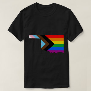 Oklahoma State Pride LGBTQ Progress Pride T-shirt