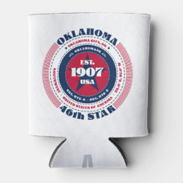 Oklahoma State Pride Monogram Cooler
