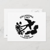 Oklahoma State Quarter Briefkaart (Voorkant / Achterkant)