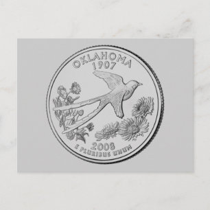 Oklahoma State Quarter Briefkaart