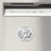 Oklahoma State Quarter Magneet (Insitu (Vaatwasser))
