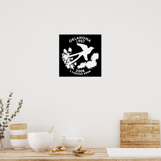 Oklahoma State Quarter Poster (Keuken)