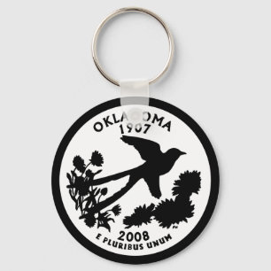 Oklahoma State Quarter Sleutelhanger