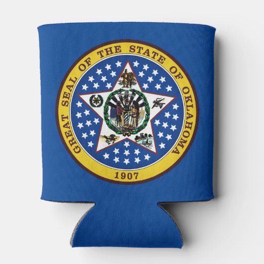 Oklahoma State Seal Blikjeskoeler (Achterkant)