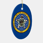 Oklahoma State Seal Keramisch Ornament (Rechts)