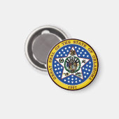 Oklahoma State Seal Magneet (Voorkant / Achterkant)