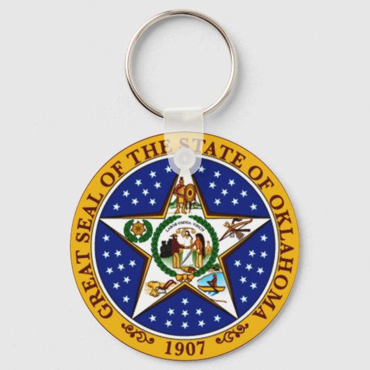 Oklahoma State Seal Sleutelhanger (Voorkant)