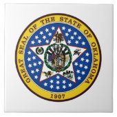 Oklahoma State Seal Tegeltje (Voorkant)