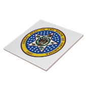 Oklahoma State Seal Tegeltje (Zijkant)