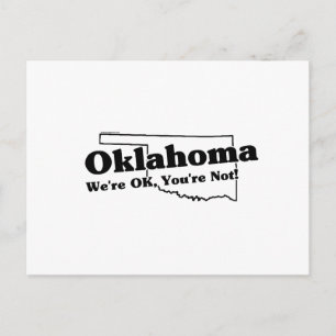 Oklahoma State Slogan Briefkaart