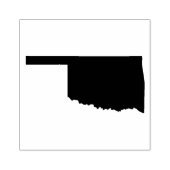Oklahoma State Solid Rubber Art Stamp Rubberstempel (Afrduk)
