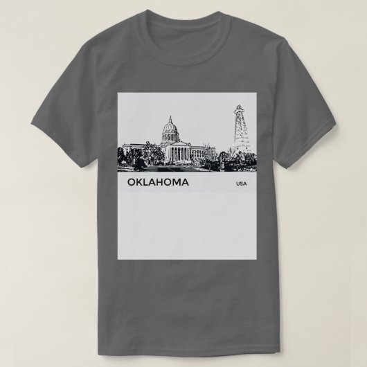 Oklahoma State USA T-shirt (Design voorkant)