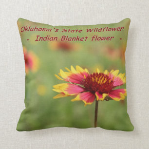 Oklahoma State Wildflower Pillow Kussen