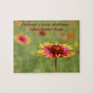 Oklahoma State Wildflower Puzzle Legpuzzel