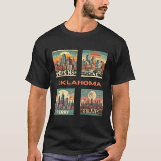 Oklahoma steden t-shirt