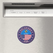 Oklahoma sticker, telefooncel magneet (Insitu (Vaatwasser))