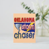 Oklahoma Storm Chaser Briefkaart (Staand voorkant)
