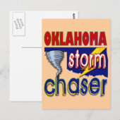 Oklahoma Storm Chaser Briefkaart (Voorkant / Achterkant)