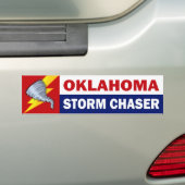 Oklahoma Storm Chaser Bumpersticker (Op auto)