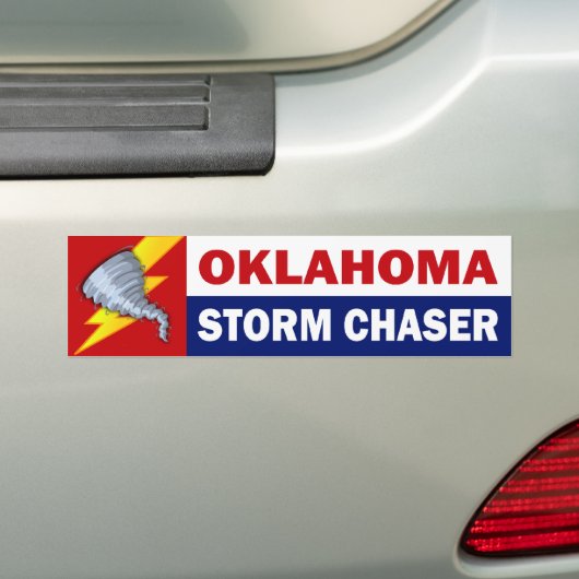 Oklahoma Storm Chaser Bumpersticker (Op auto)