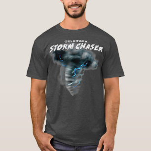 Oklahoma Storm Chaser zware weer tornado T-shirt
