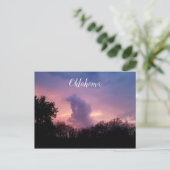 Oklahoma Stormy Skies Briefkaart (Staand voorkant)
