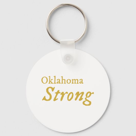 Oklahoma Strong Sleutelhanger (Voorkant)