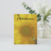 Oklahoma Sunflower Briefkaart (Staand voorkant)
