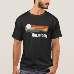 Oklahoma  Sunset 80 s Retro Summer State Verenigde T-shirt