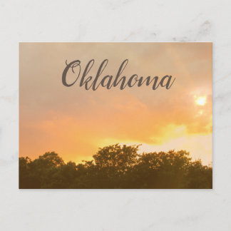 Oklahoma Sunset Briefkaart