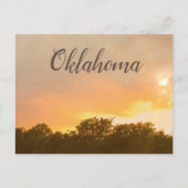 Oklahoma Sunset Briefkaart (Voorkant)