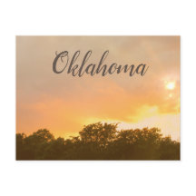 Oklahoma Sunset Briefkaart