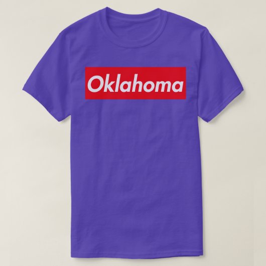 OKLAHOMA SUPER USA LOGO T-SHIRT (Design voorkant)