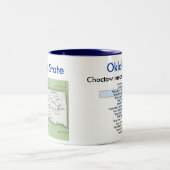 Oklahoma Symbols & Map Tweekleurige Koffiemok (Center)