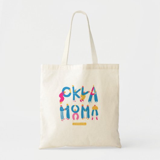 Oklahoma-tas Tote Bag (Voorkant)