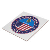 Oklahoma Tegeltje (Zijkant)