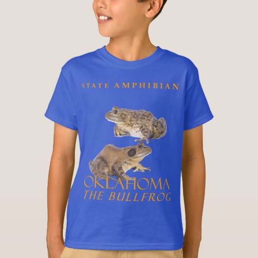 Oklahoma Territory Amfibie De Brulkikker T-shirt (Voorkant)