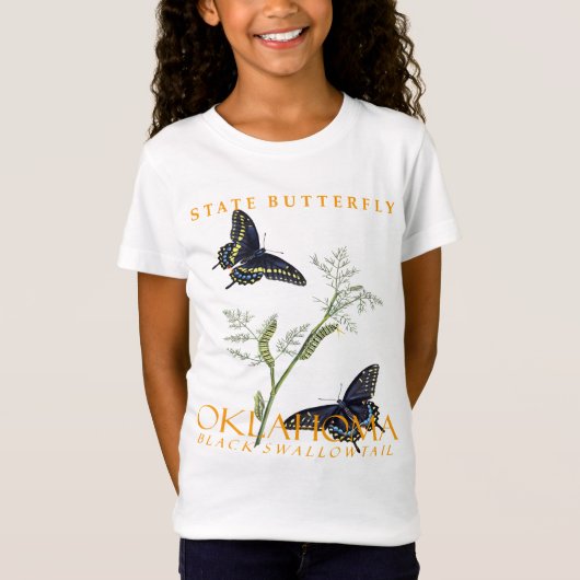 Oklahoma Territory Butterfly De zwarte zwaluwstaar T-shirt (Voorkant)