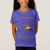 Oklahoma Territory Vogel De Scissortail T-shirt (Voorkant)