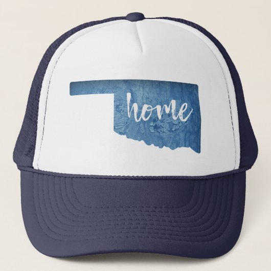 Oklahoma Thuis Houtnerf Trucker Pet (Voorkant)