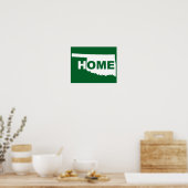 Oklahoma Thuis Weg Van Poster Staat Bord (Keuken)
