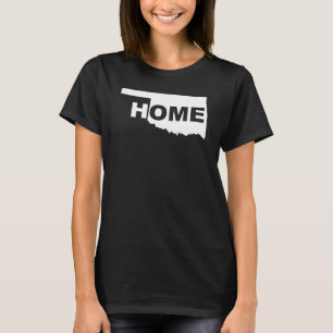 Oklahoma Thuis Weg Van State T-Shirt Tees