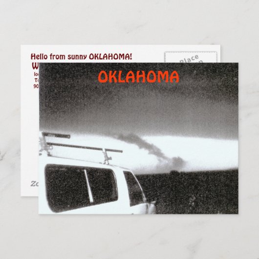 OKLAHOMA TORNADO 2004 BRIEFKAART (Voorkant / Achterkant)