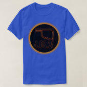 Oklahoma total solar eclipse 2024 t-shirt (Design voorkant)
