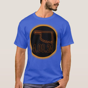 Oklahoma total solar eclipse 2024 t-shirt